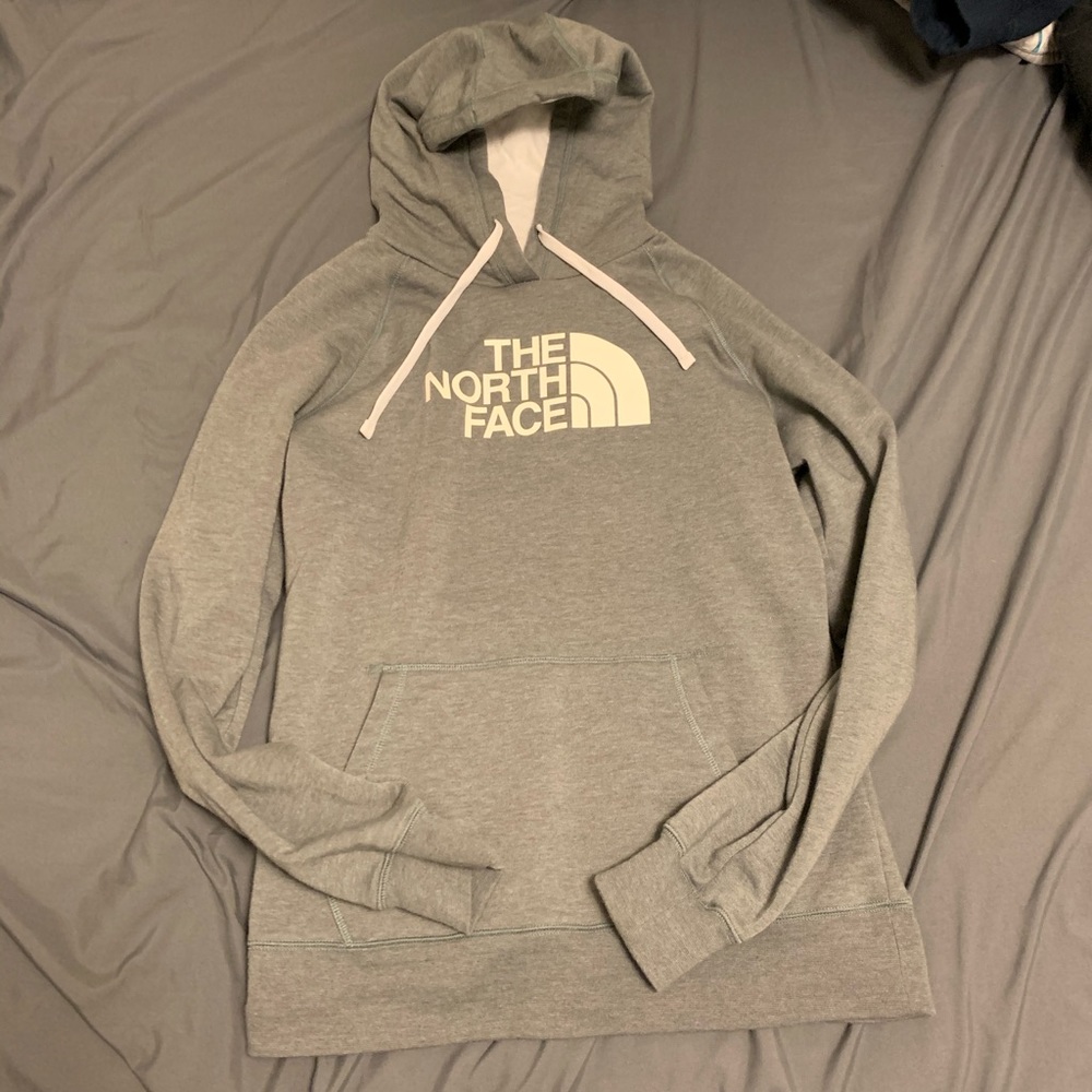 New Gray The North Face Hoddie
